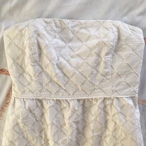 J Crew Strapless Knee Length Dress